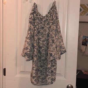 ODDY OTS Printed Dress